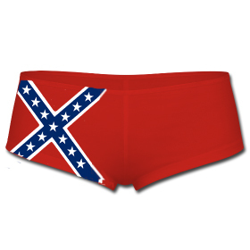 rebel flag boy shorts